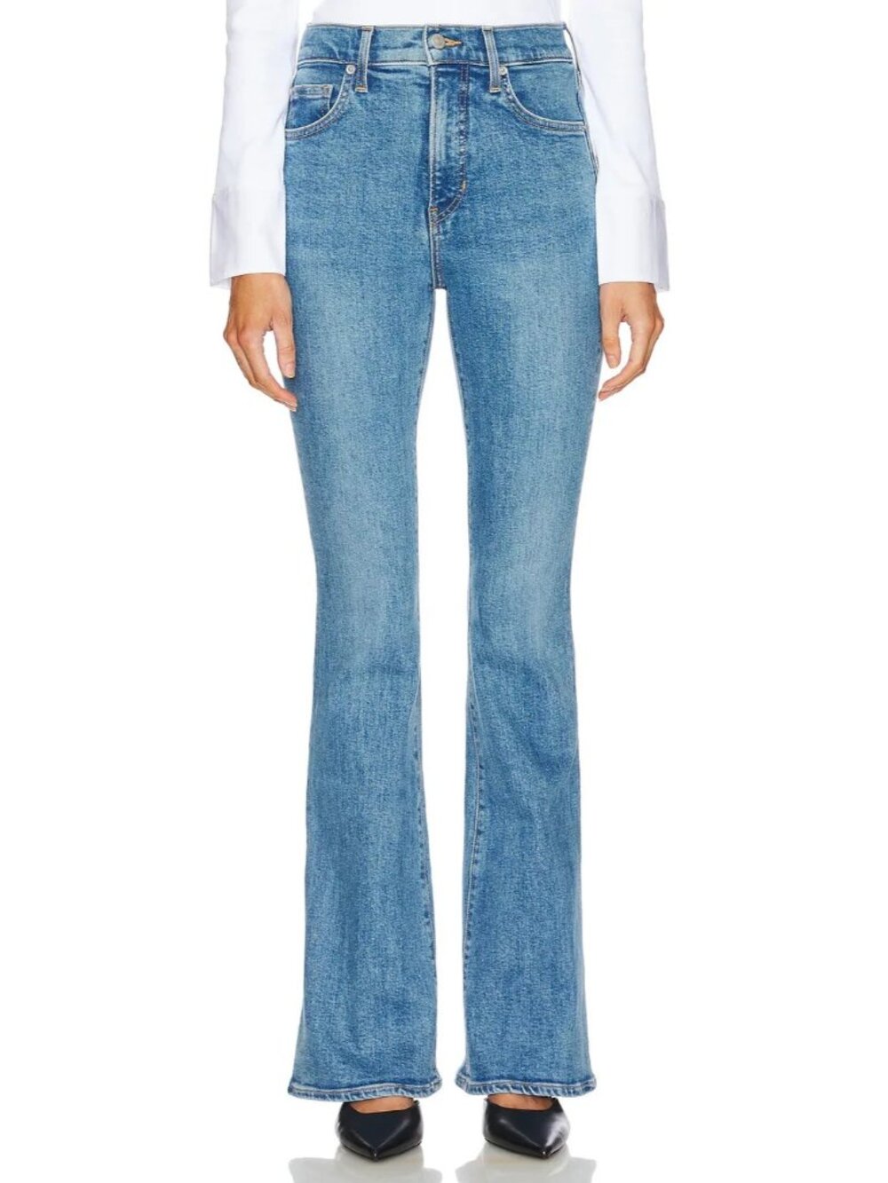 NWT Veronica Beard Beverly in Wanderer Dust High Rise Skinny Flare Jeans 30